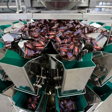 Candy in production at MARS. 