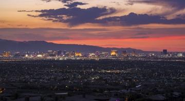 skyline of las vegas