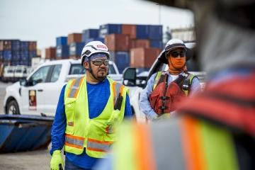 Worker looking attentively during meeting