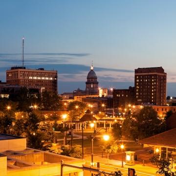 Illinois skyline.