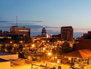 Illinois skyline.