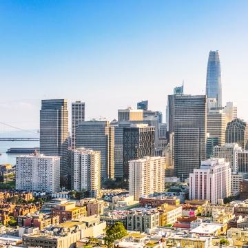 San Francisco skyline.