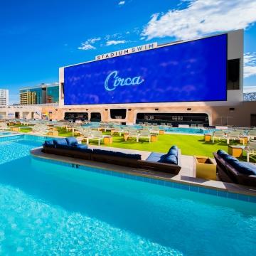 Swimming pool at the Circa Resort.