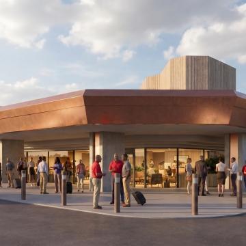 Rendering of the entry to the Anchor Campus