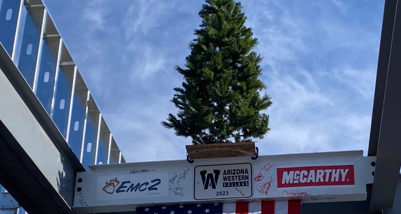 Arizona Western College Topping out event