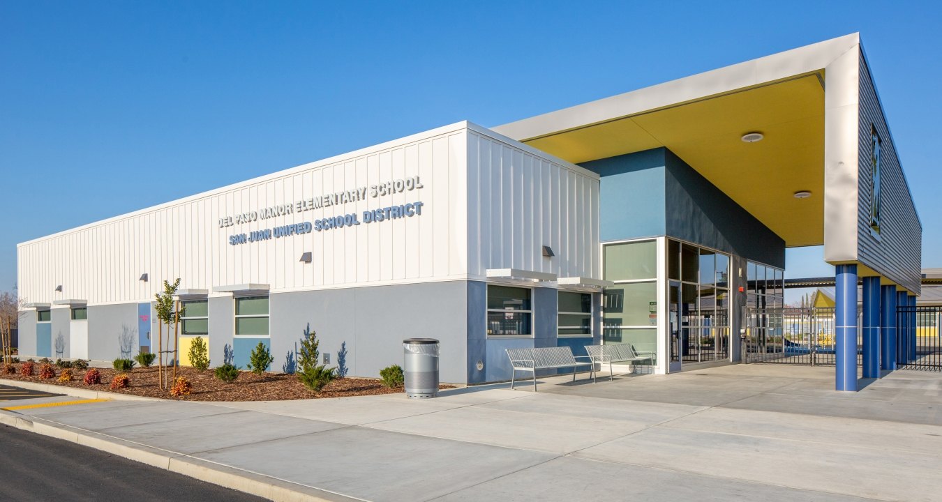 Exterior view of the elementary school