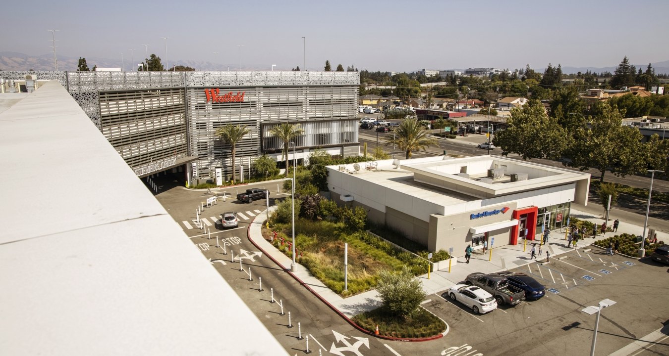 Aerial exterior view of the building.