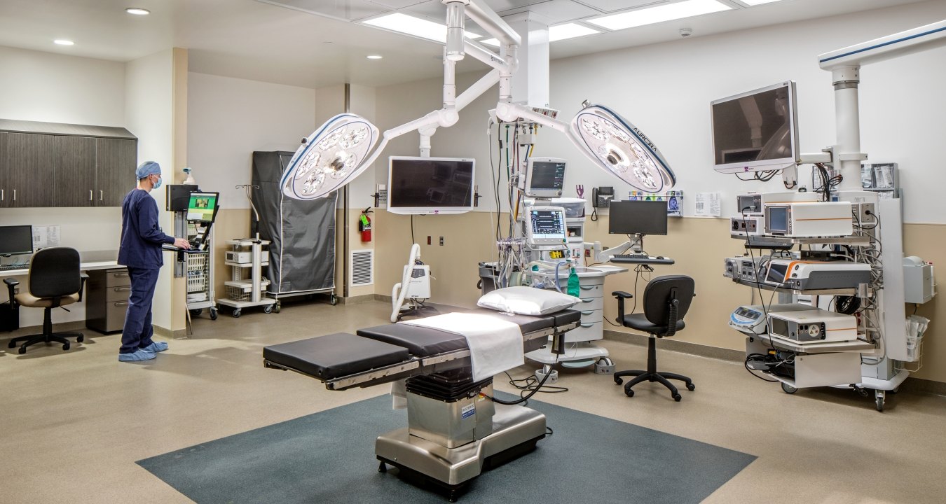 View of an operating room 