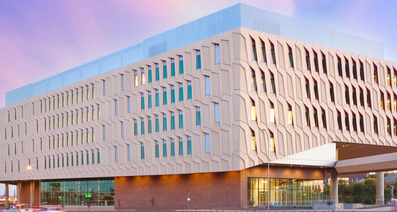 Exterior view of the Arizona State University Planetary Center