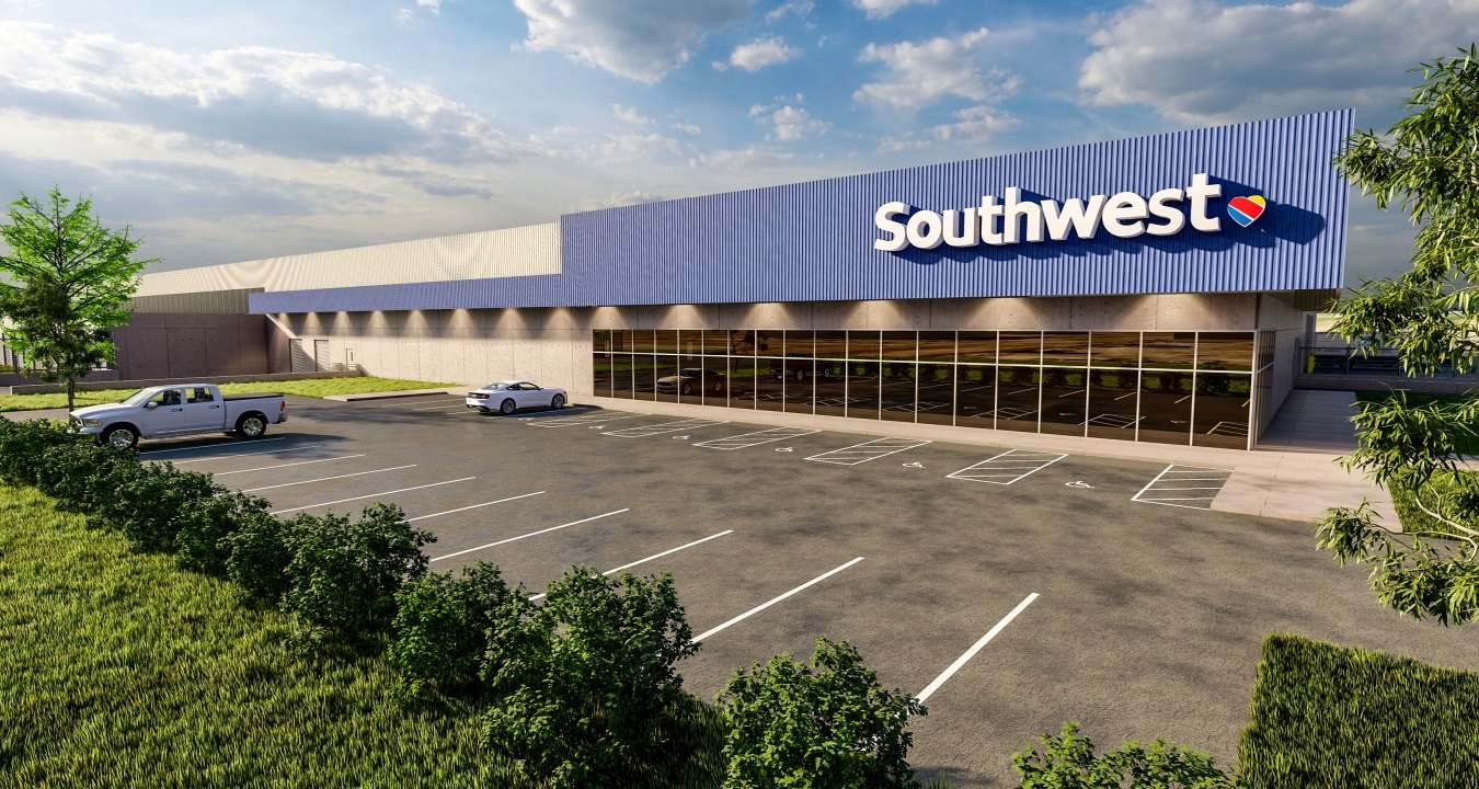 southwest airlines rendering