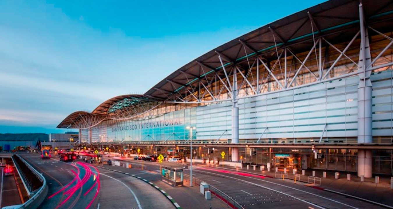 Exterior rendering of SFO airport