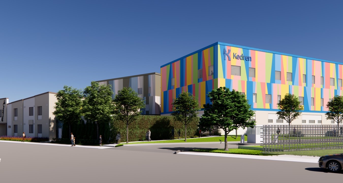 A rendering of the behavioral health hospital