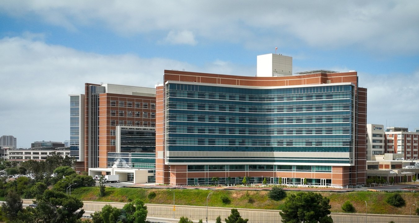 Exterior view of the new hospital tower