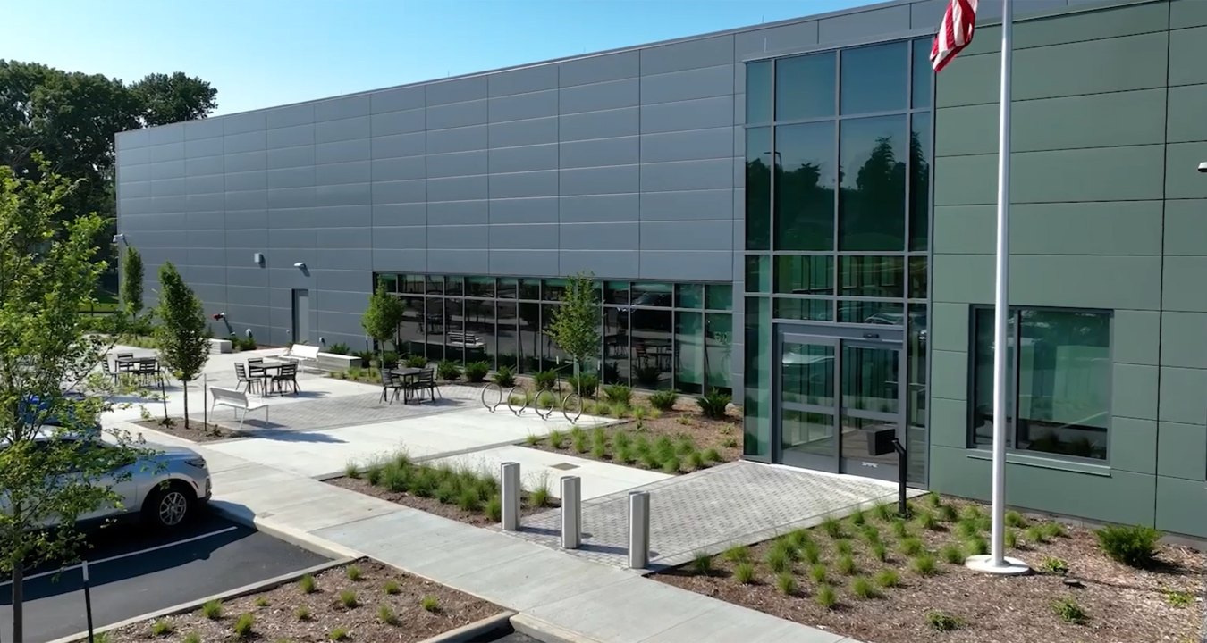 Exterior view of the entryway to the USDA building