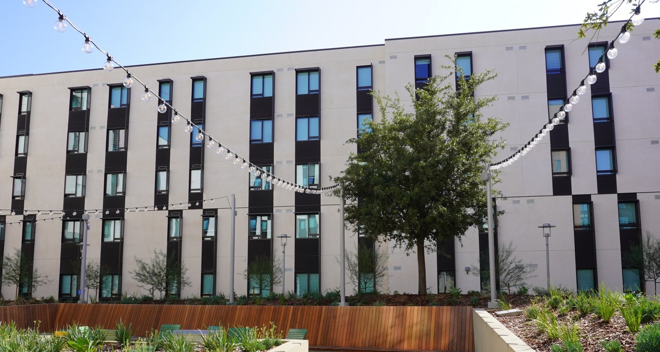 Exterior view of the building
