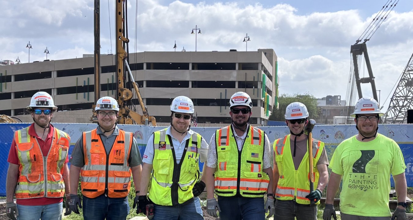 Children's Mercy Garage Jobsite Photo