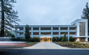 Parking garage exterior