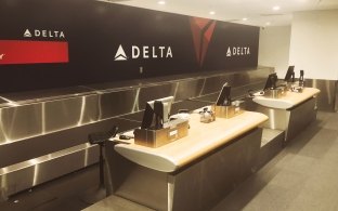 Delta Check-In Counters at Hartsfield-Jackson Atlanta International Airport