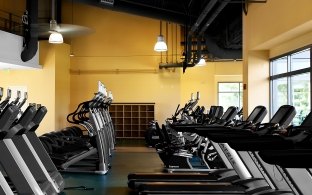 CSU Recreation & Wellness Center Stationary Bikes in Fitness Area