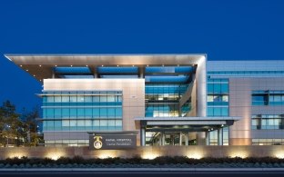 Naval Hospital Camp Pendleton Exterior at Dusk