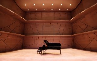 Grand Piano on Center Stage