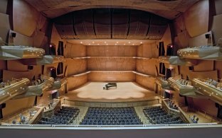 Chapman University Musco Center for the Arts Seating, Stage with Grand Piano