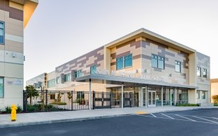 Exterior view of the middle school