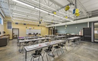 Classroom view of Mount Vernon Township High School