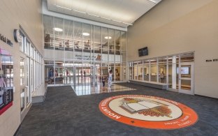 Interior view of Mount Vernon Township High School