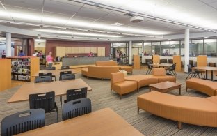 Interior view of Mount Vernon Township High School