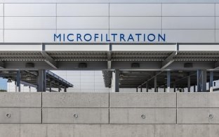 The microfiltration area of the groundwater replenishment system.