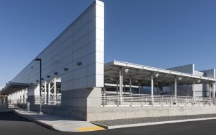 Street-level view of the Orange County Water Department GRS.