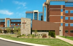 Exterior view of the Good Samaritan Regional Hospital in Mt. Vernon, IL.