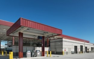 San Joaquin Regional Transit District exterior fueling station