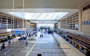 LAX Tom Bradley International Terminal Inside Check-In Area 