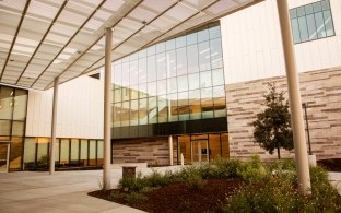UC Davis — Betty Irene Moore Hall Entryway Covered Walkway and Planters