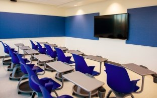 UC Davis — Betty Irene Moore Hall Classroom with Student Desks