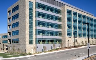 Exterior view of the cancer center