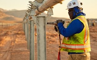 Construction worker at a jobsite