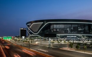 Allegiant Stadium in Las Vegas.