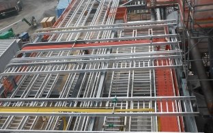 Close up image of pipes and ladders