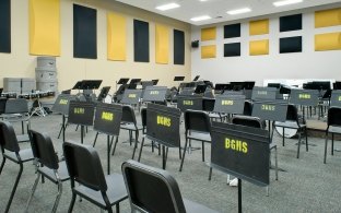 Music classroom at Barry Goldwater High School