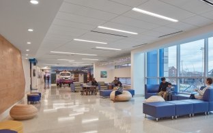 A public area within the Children's Hospital Outpatient Center.