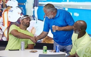 two people shaking hands