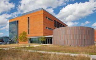 Donald Danforth Plant Science Center exterior and walkways around the center