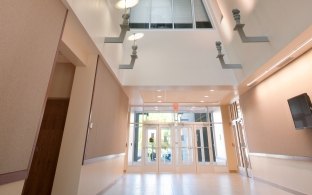 UNM Science & Math Learning Center Hallway
