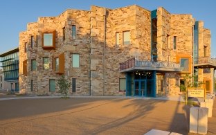 Exterior view of NM State University — Arts Complex