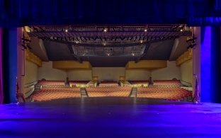 Stage in auditorium at Paradise Valley High School