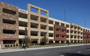 Parking structure outside