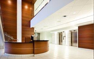 The front desk at Piedmont Athens Regional Medical Center